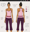 Still pink Organic Cotton Camisole with Built-In Bra