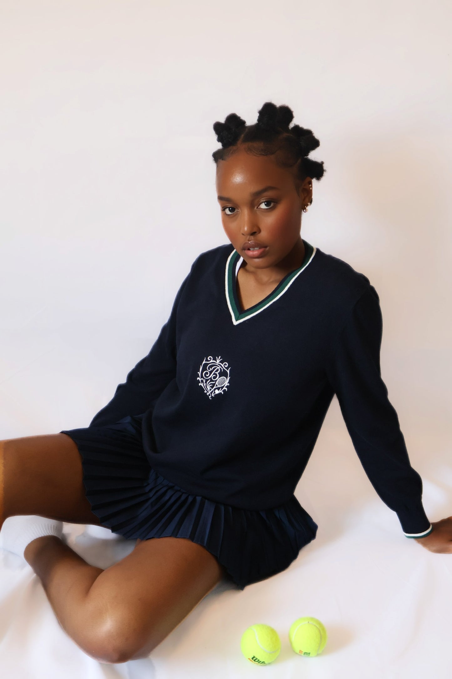 Deuce navy sweater