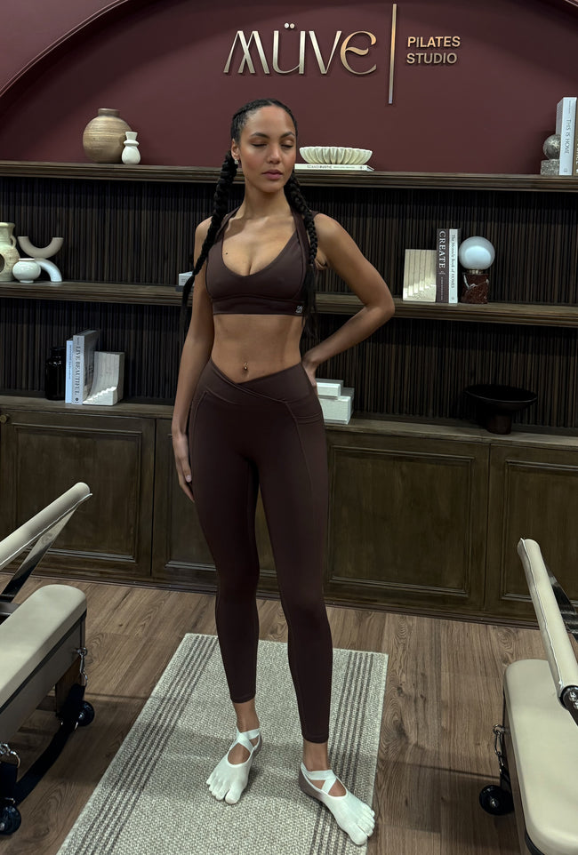 Cocoa Sculpt Straight Leggings