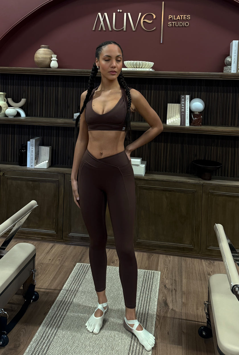 Cocoa Sculpt Straight Leggings