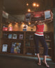 Record Store Organic Cotton Capri leggings